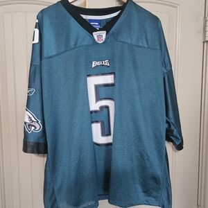 Reebok Teal and Black Men's Jersey